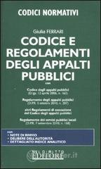 Codice e regolamenti degli appalti pubblici