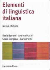Elementi di linguistica italiana Elementi di linguistica italiana