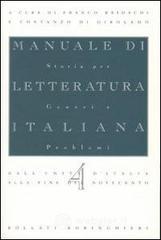 Manuale di letteratura italiana vol.4