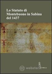 Lo statuto di Montebuono in Sabina del 1437