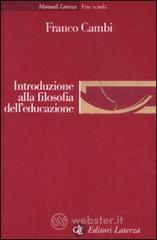 Introduzione alla filosofia dell'educazione