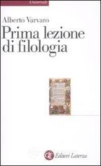 Prima lezione di filologia. E-book