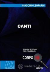 Canti. Ediz. per ipovedenti