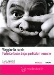 Federico Tavan. Segni particolari nessuno. DVD Federico Tavan. Segni particolari nessuno. DVD