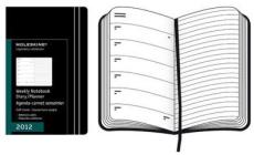 Moleskine 12 mesi - Weekly Notebook Diary - Pocket - Copertina morbida nera 2012