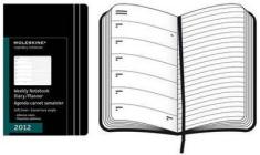 Moleskine 12 mesi - Weekly Notebook Diary - Extra large - Copertina morbida nera 2012