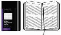 Moleskine 12 mesi - Weekly Diary verticale - Pocket - Copertina rigida nera 2012