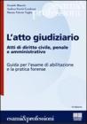 L' atto giudiziario