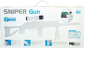 WII Sniper Gun White