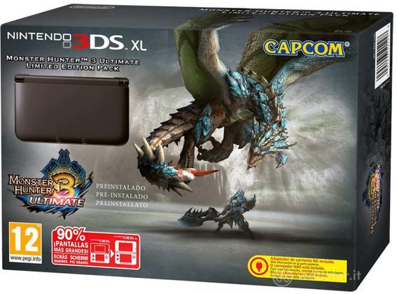 Nintendo 3DS XL Black+Monster Hunt 3 Ult Nintendo 3DS XL Black+Monster Hunt 3 Ult