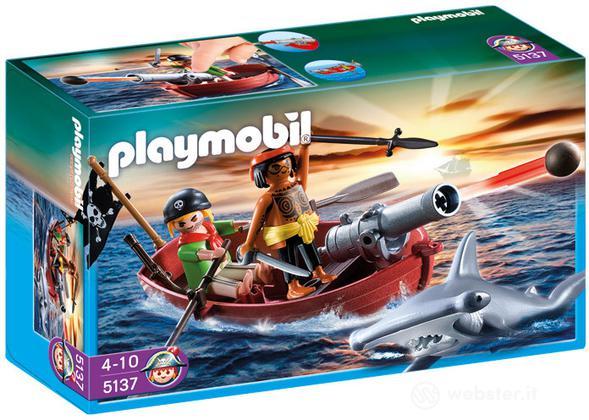 PLAYMOBIL Barca Pirati e Pesce Martello PLAYMOBIL Barca Pirati e Pesce Martello