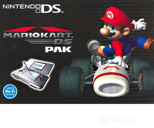 Nintendo DS - Silver + Mario Kart Nintendo DS - Silver + Mario Kart