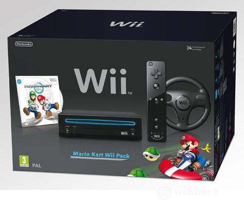 Wii Mario Kart Pack Black Wii Mario Kart Pack Black