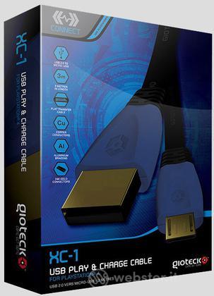 GIOTECK Cavo USB Play & Charge XC-1 PS4 GIOTECK Cavo USB Play & Charge XC-1 PS4