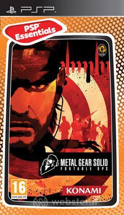 Essentials Metal Gear Solid Portable OPS Essentials Metal Gear Solid Portable OPS