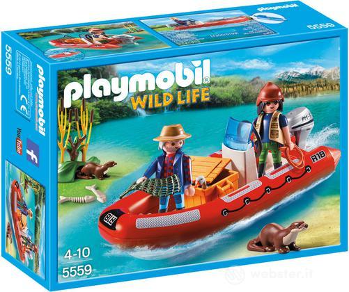 PLAYMOBIL Gommone con Esploratori PLAYMOBIL Gommone con Esploratori