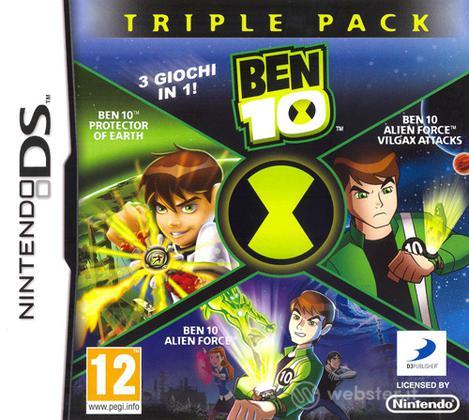 Ben 10 Triple Pack, 3 giochi 1 cartuccia Ben 10 Triple Pack, 3 giochi 1 cartuccia
