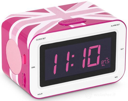 BB Radiosveglia UK Flag Rosa BB Radiosveglia UK Flag Rosa