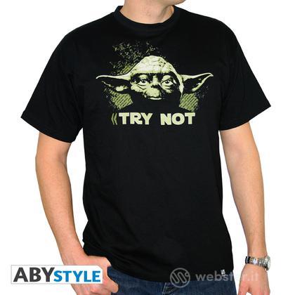 T-Shirt Star Wars - Yoda Try L T-Shirt Star Wars - Yoda Try L