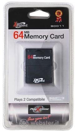 PS2 Memory Card 64MB - XT PS2 Memory Card 64MB - XT