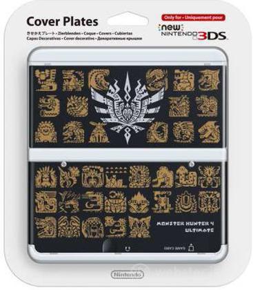 Nintendo New 3DS Cover M.Hunter 4 Nero Nintendo New 3DS Cover M.Hunter 4 Nero