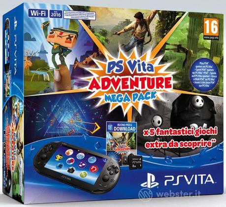 Ps Vita 2000+MC 8GB+Adventure MegaPack Ps Vita 2000+MC 8GB+Adventure MegaPack