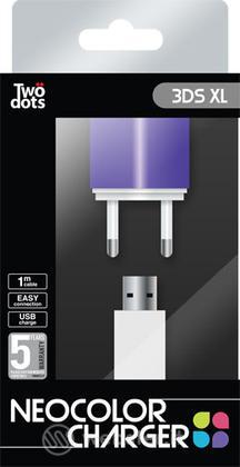 TWO DOTS Alimentatore Color Violet 3DS X TWO DOTS Alimentatore Color Violet 3DS X