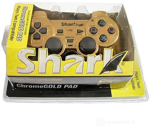 PS2 Pad Full Analog Cromato Gold - XT PS2 Pad Full Analog Cromato Gold - XT