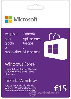 MICROSOFT Gift Card 15 Euro MICROSOFT Gift Card 15 Euro