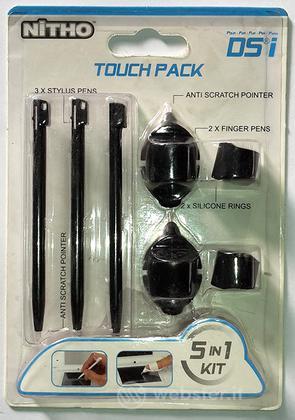 DS Lite Kit 5 in 1 Touch Pack Nero NITHO DS Lite Kit 5 in 1 Touch Pack Nero NITHO