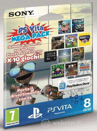 Memory Card 8GB PS Vita+MegaPack Voucher Memory Card 8GB PS Vita+MegaPack Voucher