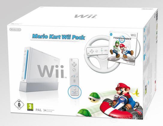 WII Mario Kart Pack Bianco WII Mario Kart Pack Bianco