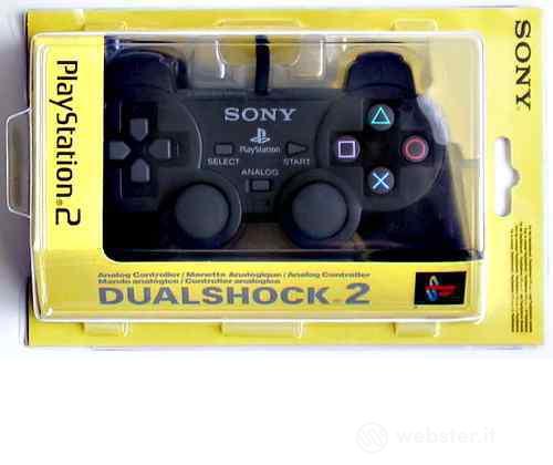 PS2 Sony Dual Shock - Nero PS2 Sony Dual Shock - Nero