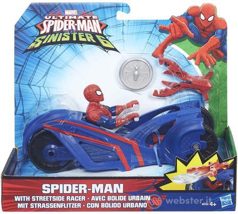 Figure Marvel Spiderman+Streetside Racer Figure Marvel Spiderman+Streetside Racer