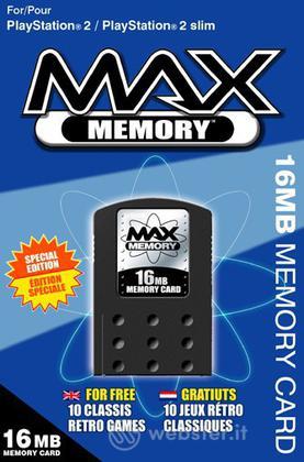 DATEL PS2 - Memory Max 16MB+CD 10 giochi DATEL PS2 - Memory Max 16MB+CD 10 giochi