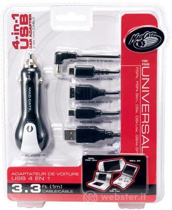 MAD CATZ 4 in 1 Single USB Car Adapter MAD CATZ 4 in 1 Single USB Car Adapter