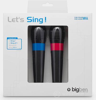 WII Kit 2 Microfoni con filo Bigben WII Kit 2 Microfoni con filo Bigben