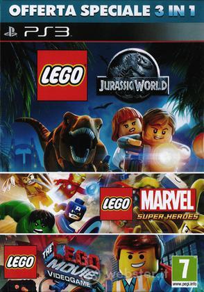 Lego Jurassic + Lego Marvel + Lego Movie Lego Jurassic + Lego Marvel + Lego Movie