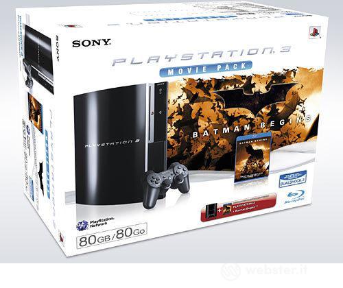 Playstation 3 80 Gb + Batman Begins Film Playstation 3 80 Gb + Batman Begins Film