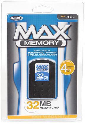 PS2 Memory card 32 Mb - DATEL PS2 Memory card 32 Mb - DATEL