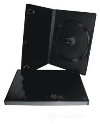 DVD BOX custodia 14mm colore nero DVD BOX custodia 14mm colore nero
