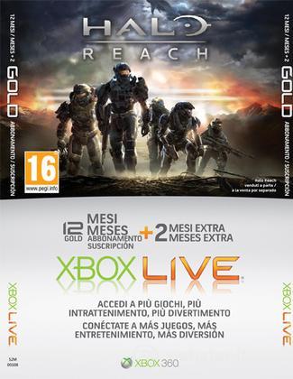 MICROSOFT X360 Live Card 12 Mesi+2 HaloR MICROSOFT X360 Live Card 12 Mesi+2 HaloR