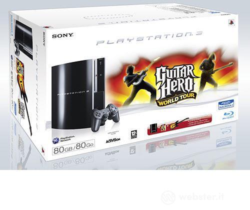Playstation 3 80 Gb +GuitarHero W.T.+Gui Playstation 3 80 Gb +GuitarHero W.T.+Gui