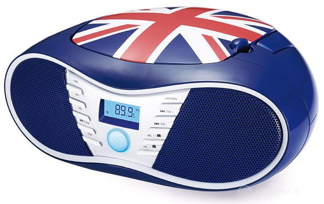 BB Lettore Radio CD UK Flag BB Lettore Radio CD UK Flag