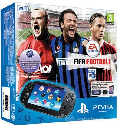 PS Vita WiFi+Card 4GB+Fifa FBall Voucher PS Vita WiFi+Card 4GB+Fifa FBall Voucher