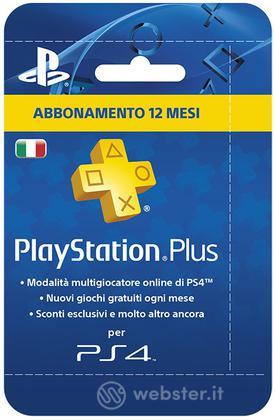 Sony PSN PS Plus Hanging Card 12 Mesi Sony PSN PS Plus Hanging Card 12 Mesi