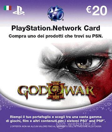 PS3 PSP PS2 Cards PSN God Of War3 20Euro PS3 PSP PS2 Cards PSN God Of War3 20Euro