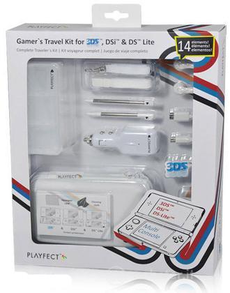 Kit 14 in 1 Travel Bianco 3DS DSI DSLITE Kit 14 in 1 Travel Bianco 3DS DSI DSLITE